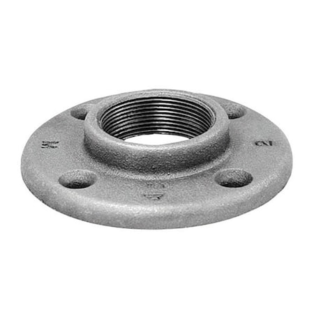 Anvil Anvil 1/2 in. FPT Black Malleable Iron Floor Flange 8700163853